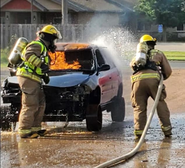 Car Fire Tactics in Action