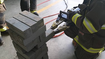 Playing Jenga with extrication tool