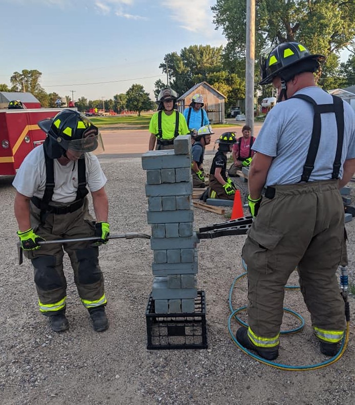 Playing Jenga with extrication tool